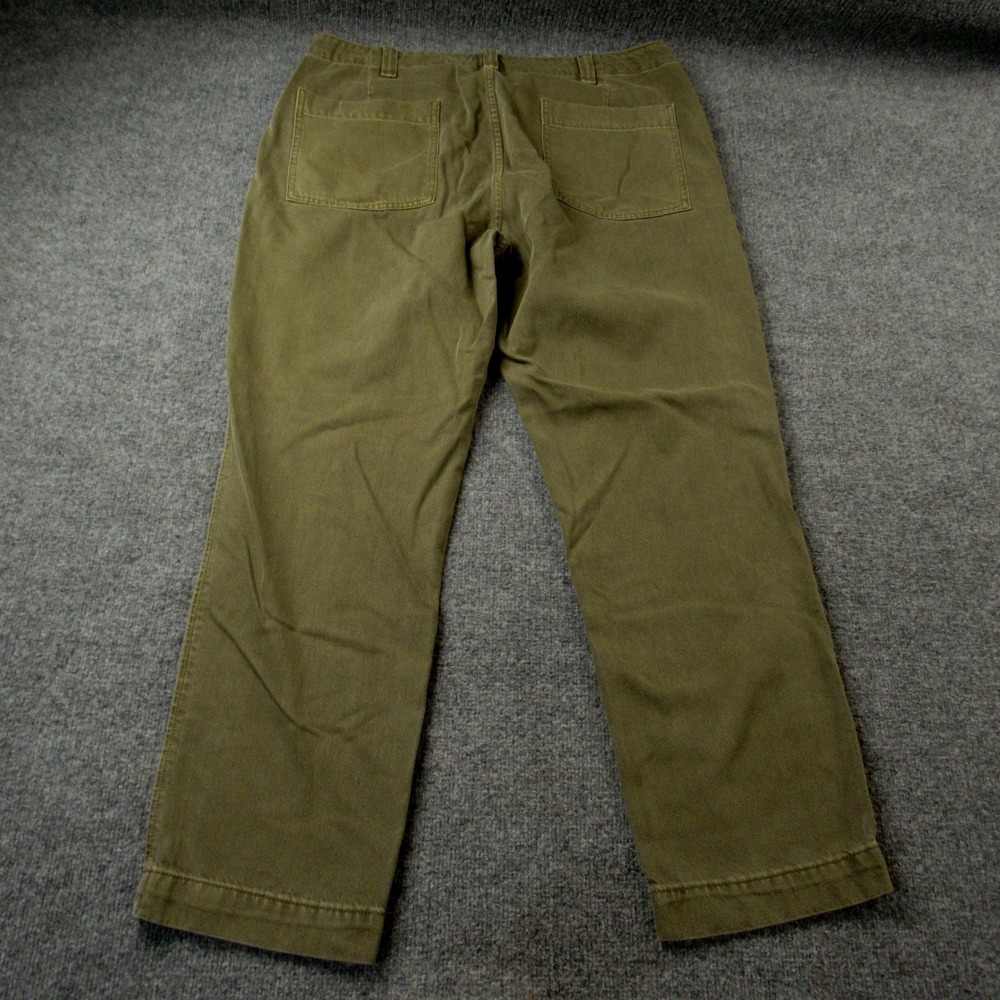 Abercrombie Fitch Jeans Mens 36x32 Green Loose Lightweight Y2K Casual Streetwear - Picture 2 of 10